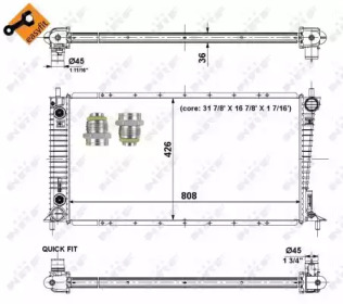 WILMINK GROUP wg1722990 -  Радиатор, охлаждение двигателя